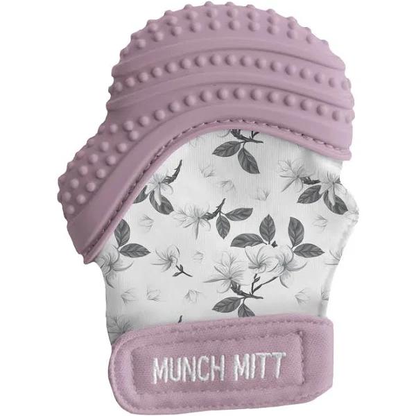 Malarkey Munch Mitt Teething Mitten Lilac Bloom