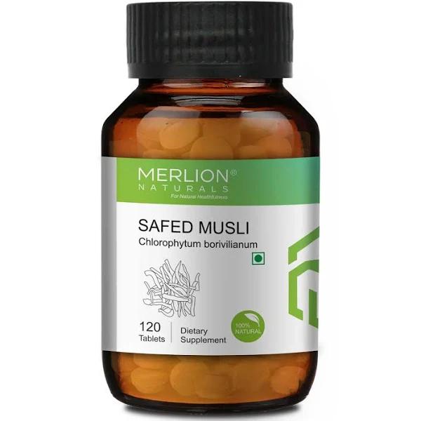 Merlion Naturals Safed Musli 500mg Tablets - 120 Tabs