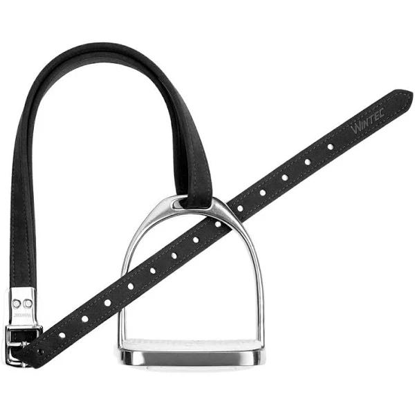 Wintec Pro Stirrup Straps | Stirrup Leathers Black / 160 cm/64"