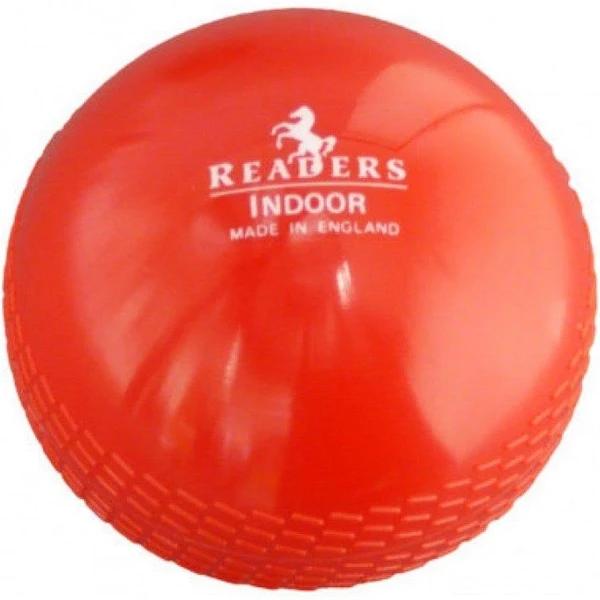 Readers Indoor Cricket Ball (Red/White) (One Size)