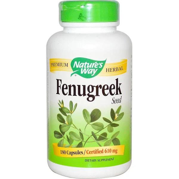 Nature's Way Fenugreek Seed - 610 MG - 100 Capsules