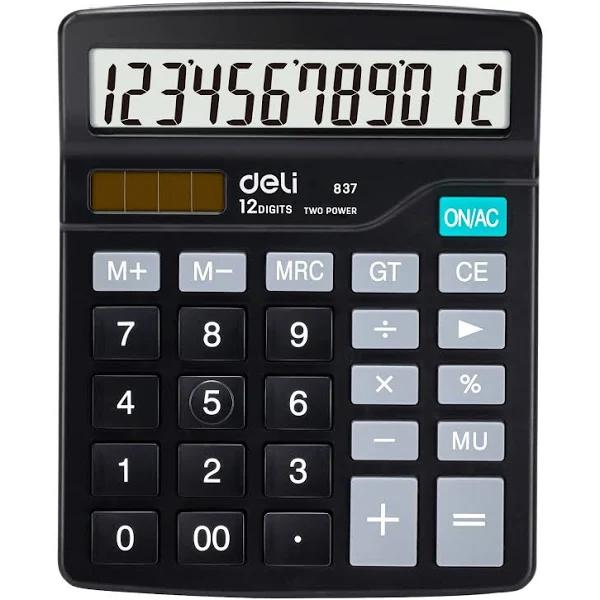 Calculator, Deli Standard Function Desktop Basic Calculators with 12 D