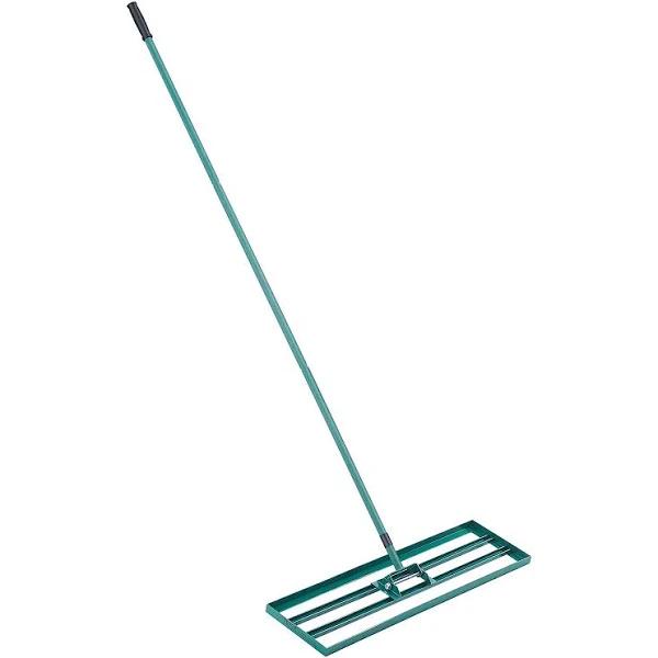 VEVOR Lawn Leveling Rake 36"x10" Level Lawn Tool Heavy-Duty Lawn Leveler with 78" Steel Extended Handle Yard Leveling Rake Suit For Garden Golf Lawn