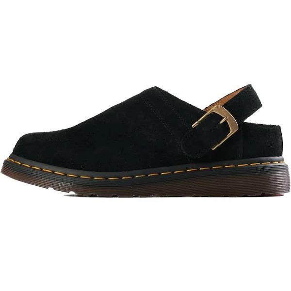 Dr. Martens Black Isham Desert Oasis Suede Mules