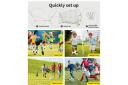 Soccer Goal Net Football Kids Outdoor Training Goals Portable Training