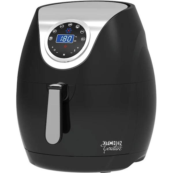 Kitchen Couture Digital Air Fryer 7L LED Display Low Fat Oil Free Black