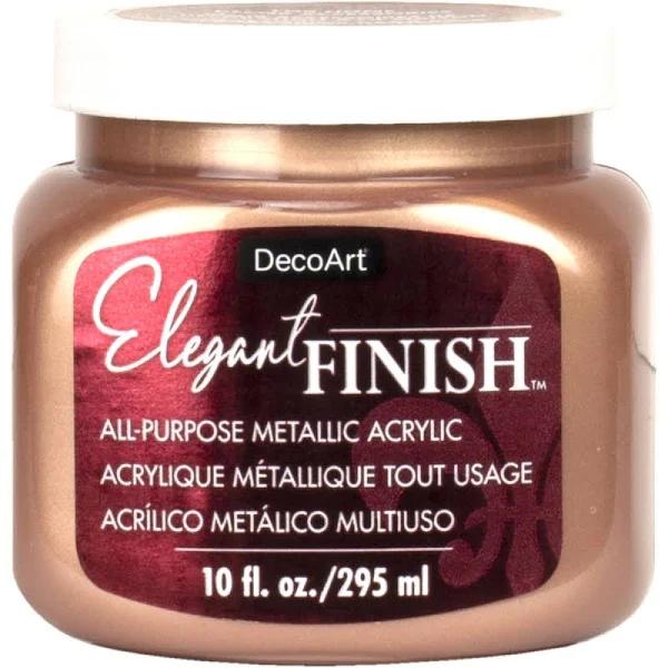 Elegant Finish Metallic Paint 10oz - Rose Gold