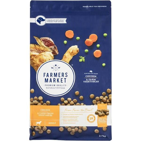 Farmers Market Adult Dry Dog Food Chicken & Farm Vegetables 2.7kg