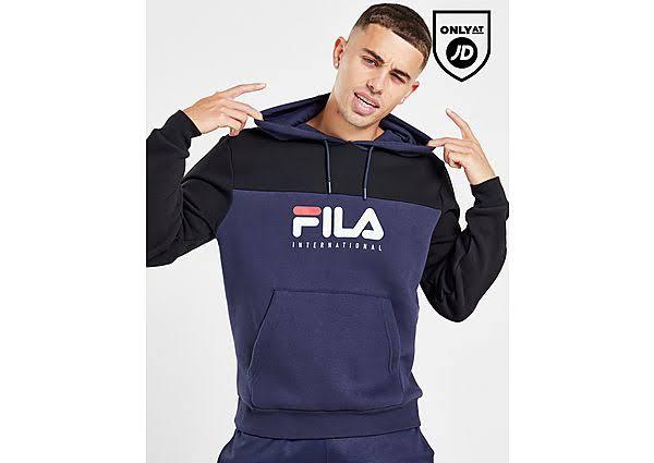 Fila Cam Overhead Hoodie - Navy - XS