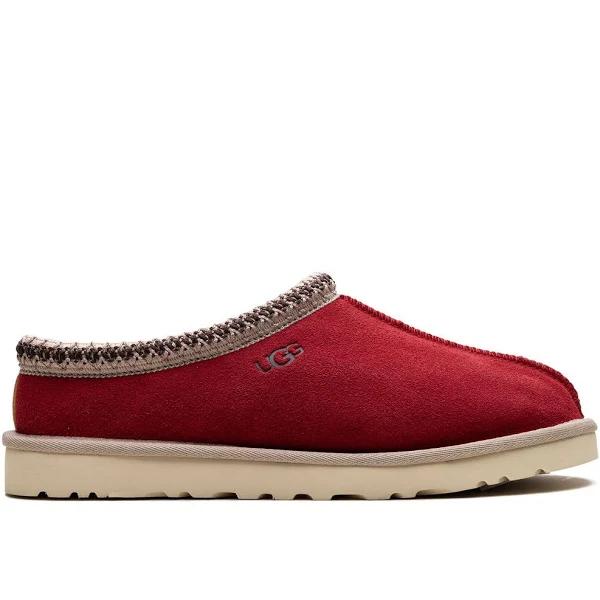 UGG - Tasman Chestnut/Samba Red Slippers - Men - Sheepskin/Rubber/Suede - 10