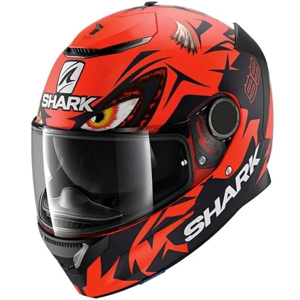 Shark Spartan Replica Lorenzo Austrian GP Mat Helmet-Red-Black-XL