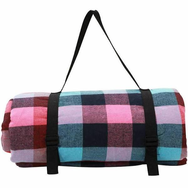 3x3m Extra Large Picnic Blanket Cashmere Rug Waterproof Mat Camping Outdoor