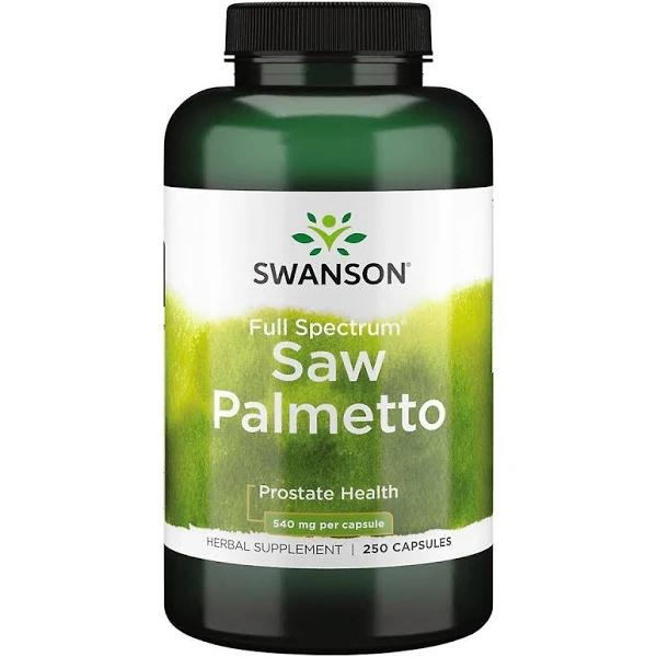 Swanson Premium Saw Palmetto (540 mg, 250 Capsules) - Men's Prostate Support