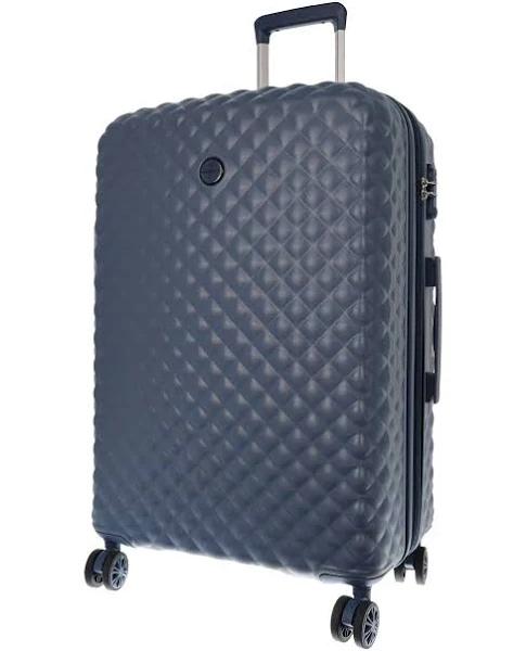 Pierre Cardin 80cm Large Hard Shell Suitcase in Teal