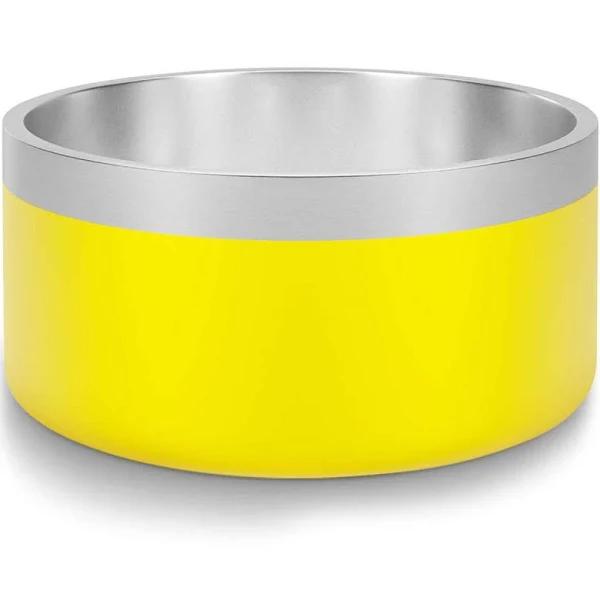 Dazy Dog Stainless Steel 64oz Bowl - Yellow