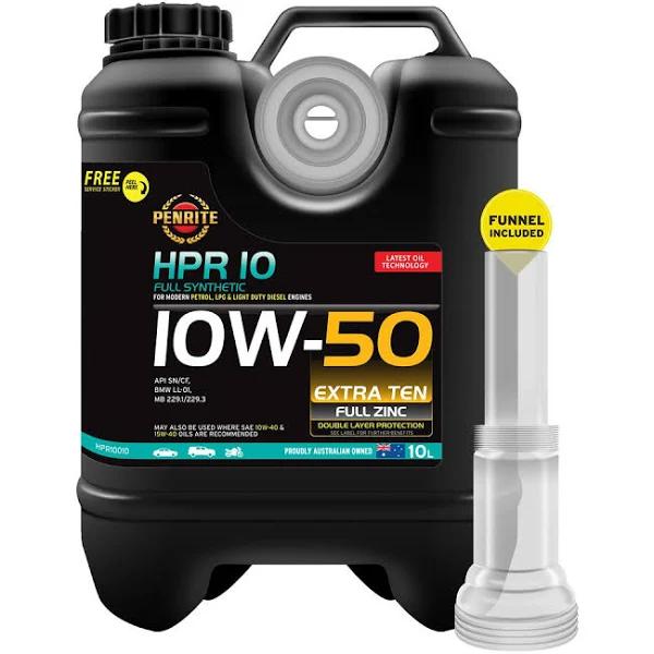 Penrite HPR 10 Engine Oil - 10W-50 10 Litre