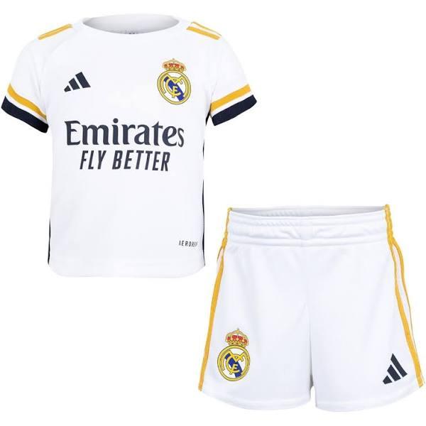 Adidas Real Madrid 2023/24 Home Kit Infant - White - 12-18M