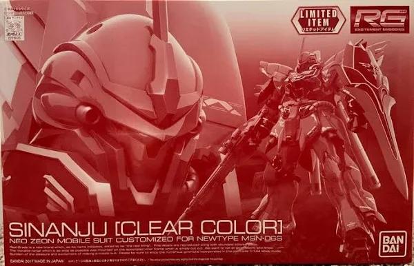 P-Bandai 1/144 RG Sinanju [Clear Colour] Event Limited