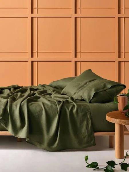 Nimes Moss Sheet Set by Linen-House (Queen)