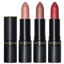 Revlon Lipstick Set, Super Lustrous 3 Piece Gift Set, High Impact, Matte Finish in Nude Plum & Red, Pack of 3