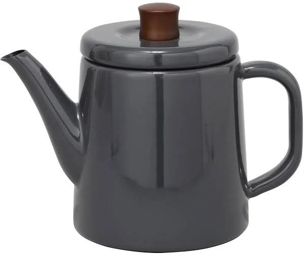 Noda Horo Kettle Gray 1.5L Enamel Potoru Pot PTR-1.5KGR