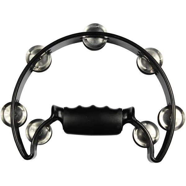 Artist ATB005 Single-ring Half Moon Tambourine - Black