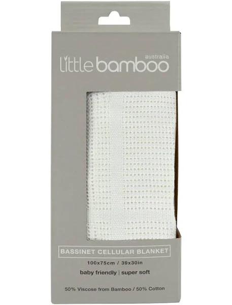 Little Bamboo Bassinet Cellular Blanket