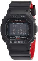 G-Shock Digital Heritage Watch - Black/Red (DW5600HR-1A)