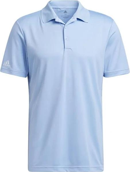 Adidas Mens Polo Shirt Sky Blue M