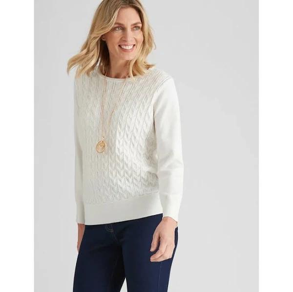 Noni B - Womens Jumper - Waffle Knitwear Jumper