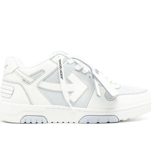 Off-White - Out of Office Leather Sneakers - Men - Calf Leather/Rubber/Polyester/Nylon/Polyurethane/Recycled Polyester - 40 - Blue