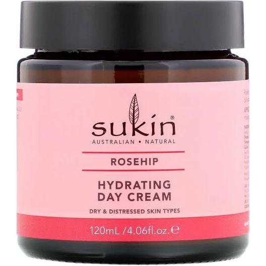 Sukin, Hydrating Day Cream, Rosehip, 120 ml