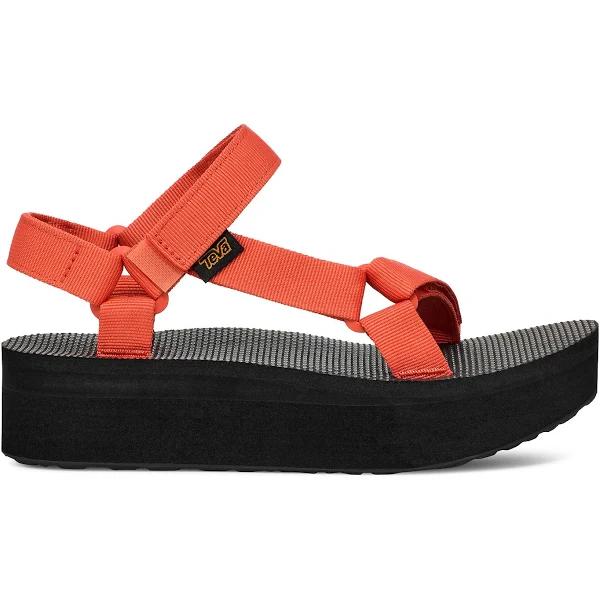 Teva Orange Flatform Universal Sandals