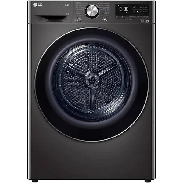 LG 8kg Heat Pump Dryer - Black DVH9-08B