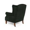 Classic Wing Leather Armchair Black by Freedom