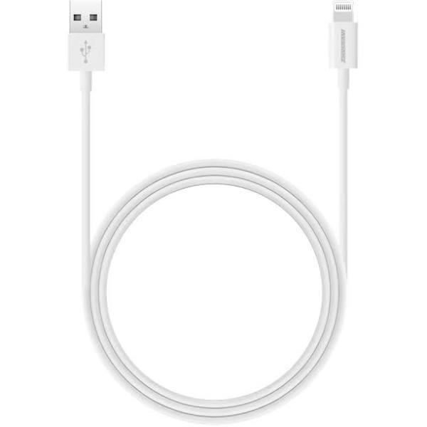 RockRose Ivory Al 1m 2.4A USB to Lightning Charge & Sync MFi Cable