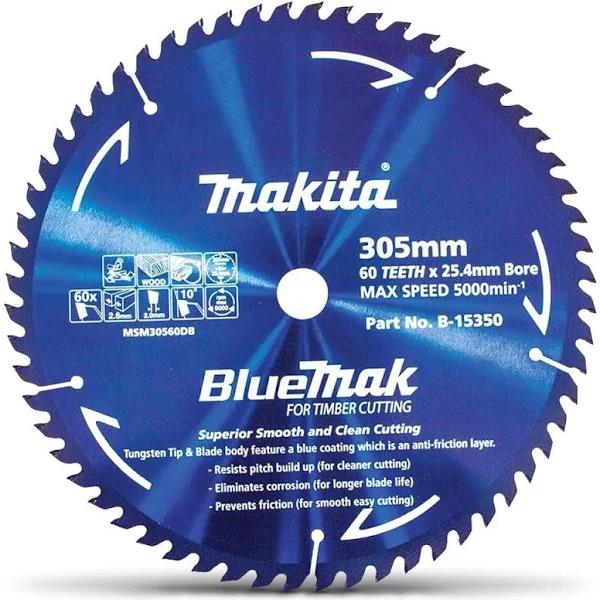 Makita B-15350 305mm x 60T Saw Blade 25.4mm Bore