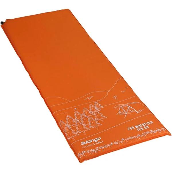 Vango Dreamer 5 Single Self-inflating Sleeping Mat - Citrus Orange