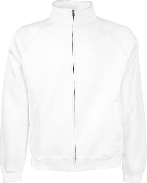 Fruit of The Loom Mens Sweatshirt Jacket White M