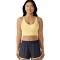 Lorna Jane Womens Lotus Longline Sports Bra Yellow XS