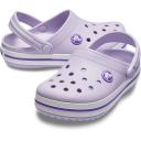 Crocs Kids' Crocband Clog, LAVENDER/NEON Purple, J1