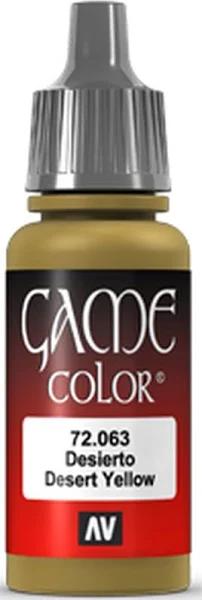 Vallejo Game Colour - Desert Yellow 17 ml