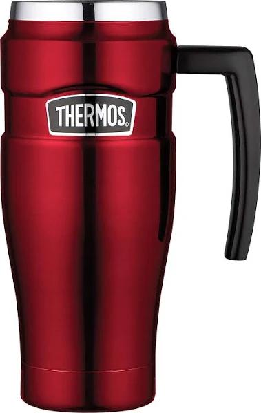 Thermos Stainless King Vacuum Insulated 470ml Travel Mug Red