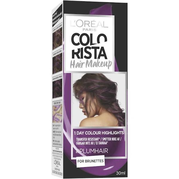 L'Oreal Paris Colorista Hair Makeup 1 Day Colour 30ml Plum