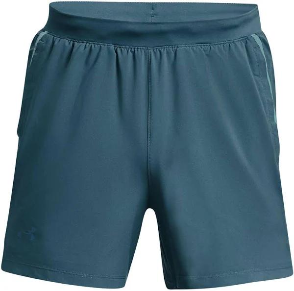 Under Armour Launch 5 Shorts Mens, Size M, Blue