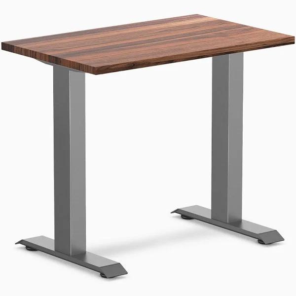 Desky Zero Mini Hardwood Office Desk - Walnut 800 x 500