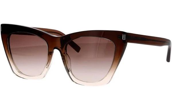 Saint Laurent Kate SL 214 Women Sunglasses - Brown