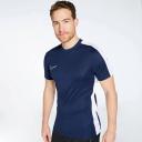 Nike Academy Men's Dri-FIT Short-Sleeve Football Top - Blue - 50% Recycled Polyester