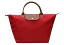 Longchamp Le Pliage Top Handle Bag M Red