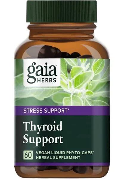 Gaia Herbs Thyroid Support - 60 Vegan Liquid Phyto-Caps